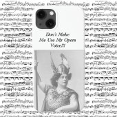 Laat me mijn opera stem niet gebruiken Case-Mate iPhone case