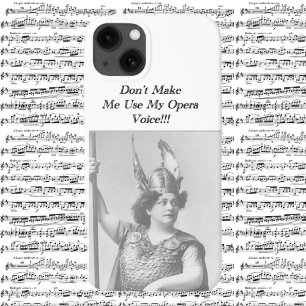Laat me mijn opera stem niet gebruiken Case-Mate iPhone case