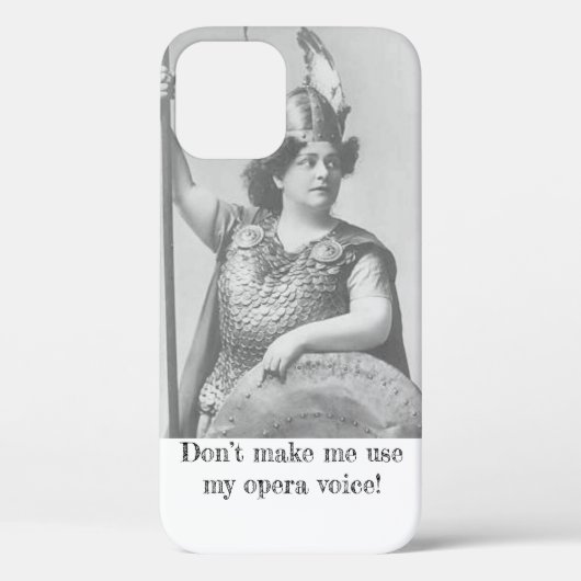 Laat me mijn opera stem niet gebruiken Hoesje-Mate Case-Mate iPhone Case (Achterkant)
