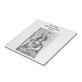 Laat me mijn opera stem niet gebruiken tegeltje (Zijkant)