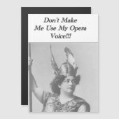 Laat me mijn opera-stemkaart niet gebruiken (Voorkant / Achterkant)