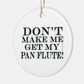 Laat me mijn pantserflits niet halen keramisch ornament (Links)