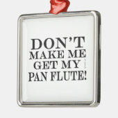 Laat me mijn pantserflits niet halen metalen ornament (Links)