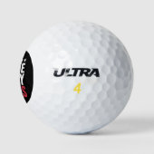 Laat me mijn schoenen Trump Funny Quote Gezegde Golfballen (Logo)