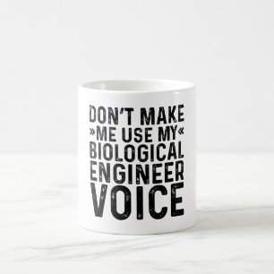 Laat me mijn stem van de Biologische Ingenieur nie Koffiemok