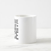 Laat me mijn stem van de ondernemer niet gebruiken koffiemok (Center)