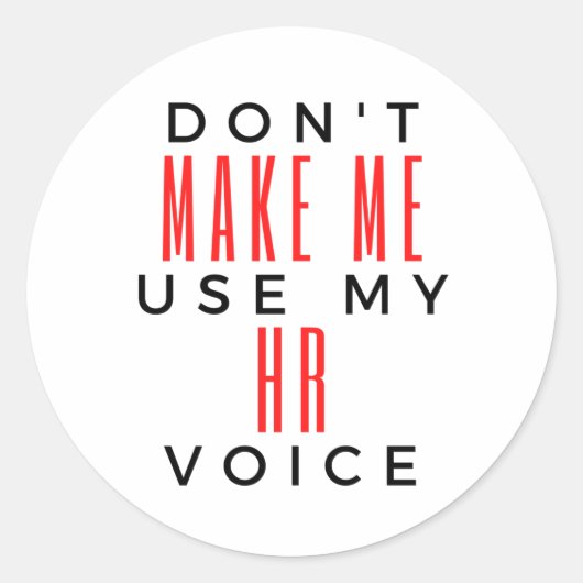 Laat me mijn stem van u niet gebruiken 2 ronde sticker (Voorkant)