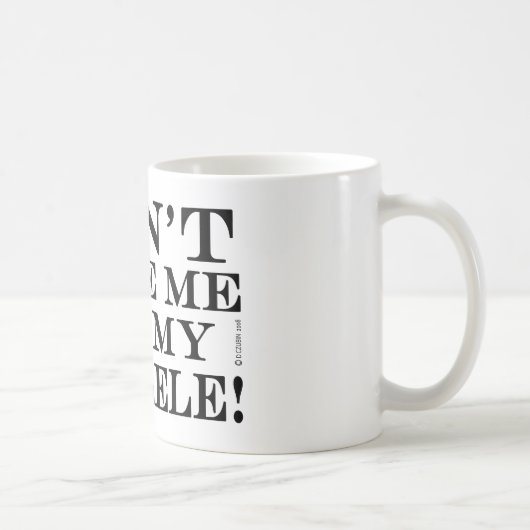 Laat me mijn Ukulele halen Koffiemok (Rechts)