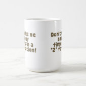 Laat me mijn vingers Mok niet onteren (Center)