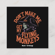 Laat me mijn vliegende apen geen grappige heks gev