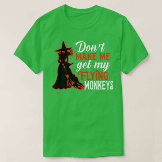 Laat me mijn vliegende apen pakken t-shirt (Design voorkant)