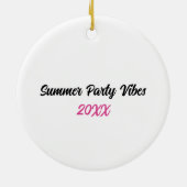 Laat me mijn voet niet neerzetten - grappige flami keramisch ornament (Achterkant)