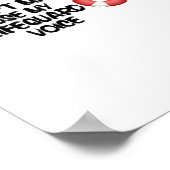 Laat me mijn vrijwaringsstem niet gebruiken poster (Hoek)