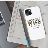 Laat me mijn vrouw vragen grappig gepersonaliseerd Case-Mate iPhone case
