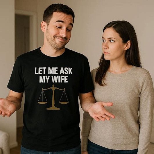Laat Me M'n Vrouw Vragen T-shirt