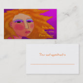 Laat me naast je vuur staan afsprakenkaartje (Voorkant / Achterkant)