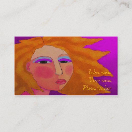 Laat me naast je vuur staan afsprakenkaartje (Voorkant)