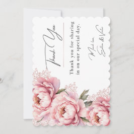 Laat me niet blozen dank je wel kaart