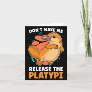 Laat Me Niet De Platy Loves Duck Bille Vrij  Kaart