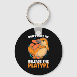 Laat Me Niet De Platy Loves Duck Bille Vrij  Sleutelhanger