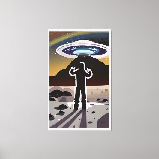 Laat Me Niet In De Steek Canvas Afdruk (Voorkant)
