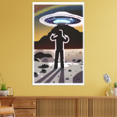 Laat Me Niet In De Steek Canvas Afdruk (Insitu (Woonkamer))