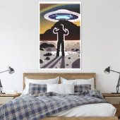 Laat Me Niet In De Steek Canvas Afdruk (Insitu (Slaapkamer))