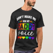 Laat me niet mijn Beer LGBT gebruiken van de stem T-shirt (Voorkant)