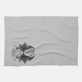 Laat me niet mijn gevleugelde apen™ bellen theedoek (Horizontaal)