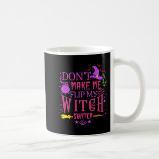 Laat me niet mijn heks-switch Halloween draaien Koffiemok