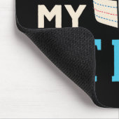 Laat me niet mijn kettinggordel-fysiotherapeut hal muismat (Hoek)