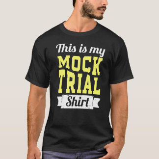 Laat me niet mijn Mock Proefstem gebruiken Funny L T-shirt