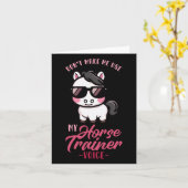 Laat me niet mijn paard trainer stem gebruiken in  kaart (Gele Bloem)