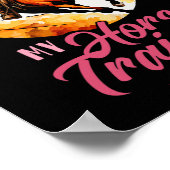 Laat me niet mijn paard trainer stem gebruiken in  poster (Hoek)