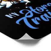 Laat me niet mijn paard trainer stem gebruiken in  poster (Hoek)