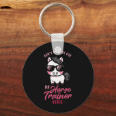 Laat me niet mijn paard trainer stem gebruiken in  sleutelhanger (Voorkant)