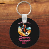 Laat me niet mijn paard trainer stem gebruiken in  sleutelhanger (Voorkant)