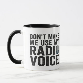 Laat me niet mijn radio gebruiken Funny Gift Mok