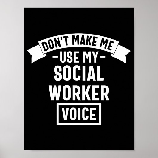 Laat me niet mijn stem van de Sociale Arbeider geb Poster (Voorkant)