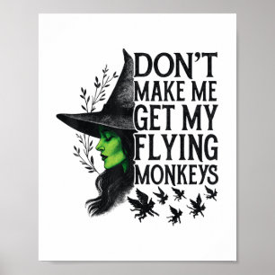 Laat me niet mijn vliegende apen krijgen _1 poster