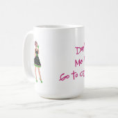 Laat me niet naar de Mok van de biechtkoffie gaan (Voorkant links)