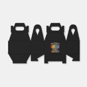 Laat me niet papa stem gebruiken Gay Rainbow Pride Bedankdoosjes (Uitgevouwen)