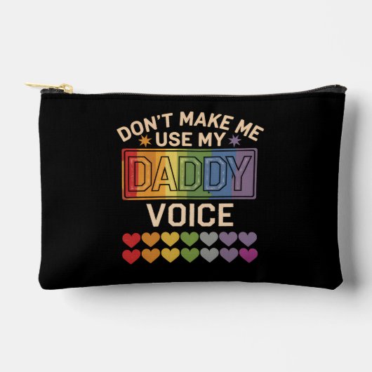 Laat me niet papa stem gebruiken Gay Rainbow Pride Etui (Voorkant)