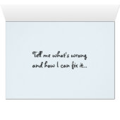 "Laat me niet raden" Relatie Reparatie Custom (Binenzijde Horizontaal (Onderkant))