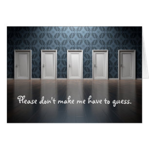 "Laat me niet raden" Relatie Reparatie Custom