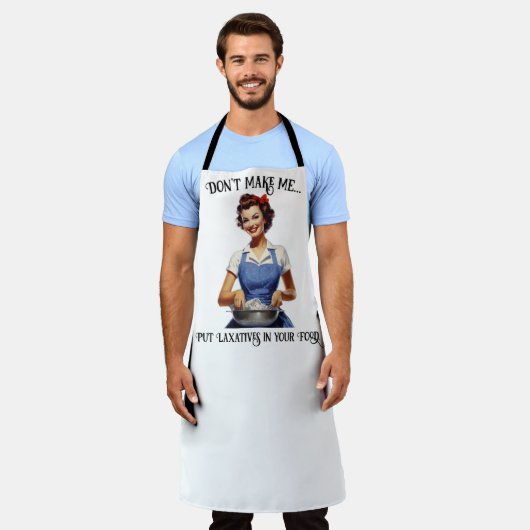 Laat me niet... schort (Gedragen)