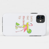 Laat me omhoog Flamingo krijgen Case-Mate iPhone Case (Achterkant (horizontaal))