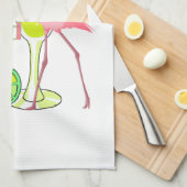 Laat me omhoog Flamingo krijgen Theedoek (Quarter Fold)