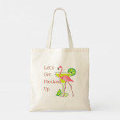 Laat me omhoog Flamingo krijgen Tote Bag (Achterkant)