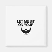 LAAT ME OP JE BAARD ZITTEN MAGNEET (Voorkant)